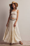 Forte Tiered Maxi Skirt FSK0015