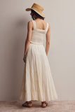 Forte Tiered Maxi Skirt FSK0015
