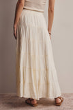 Forte Tiered Maxi Skirt FSK0015