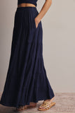 Forte Tiered Maxi Skirt FSK0015