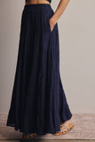 Forte Tiered Maxi Skirt FSK0015