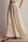 Forte Tiered Maxi Skirt FSK0015