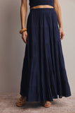 Forte Tiered Maxi Skirt FSK0015