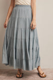 Forte Tiered Maxi Skirt FSK0015
