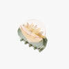 Water Lily White Lotus Flower Hair Claw Clip Accessory