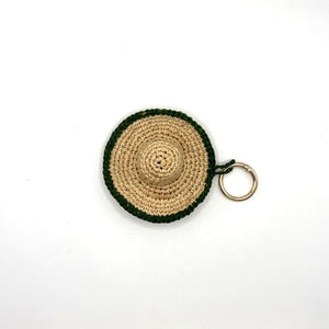 Zanatany Raffia Mini Hat Keyring