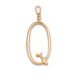 Plaza Letter Q Charm