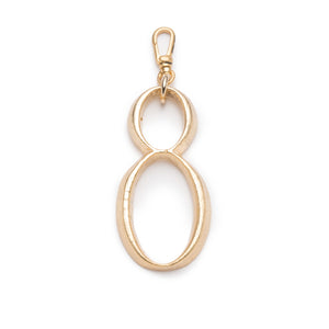 Plaza Number Charm #8 Large