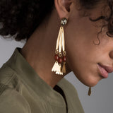 Sierra Saffron Statement Earrings