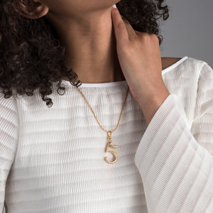 Plaza Number Charm #8 Small