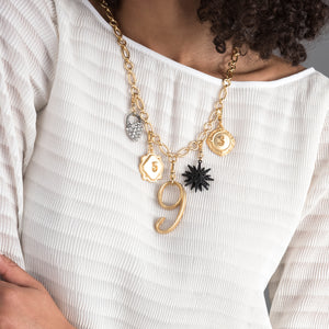 Plaza Number Charm #4 Large