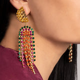 Synth Statement Earring - Tutti Frutti