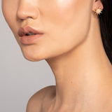 Electra Stud Gold and Pearl