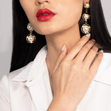 On Air Triple Drop Earring