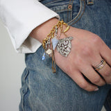 Blue Lace Agate "Vintage" Lulu Frost Pendulum Charm