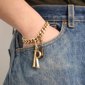 Plaza Chunky Curb Link Bracelet - Antiqued Shine