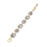 Pyramides Pyrite Amazonite Bracelet