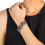 Diamanda Faceted Glass Bracelet
