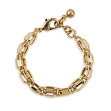 Plaza Double Oval Link Bracelet- High Shine