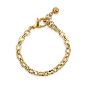 Plaza Flat Oval Link Bracelet - High Shine