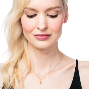 Code Number Diamond Necklace 18K Gold