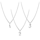 Code Number Necklace Sterling Silver -
