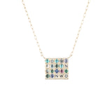 Code Word To Thine Own Self Be True Necklace 10K Gold