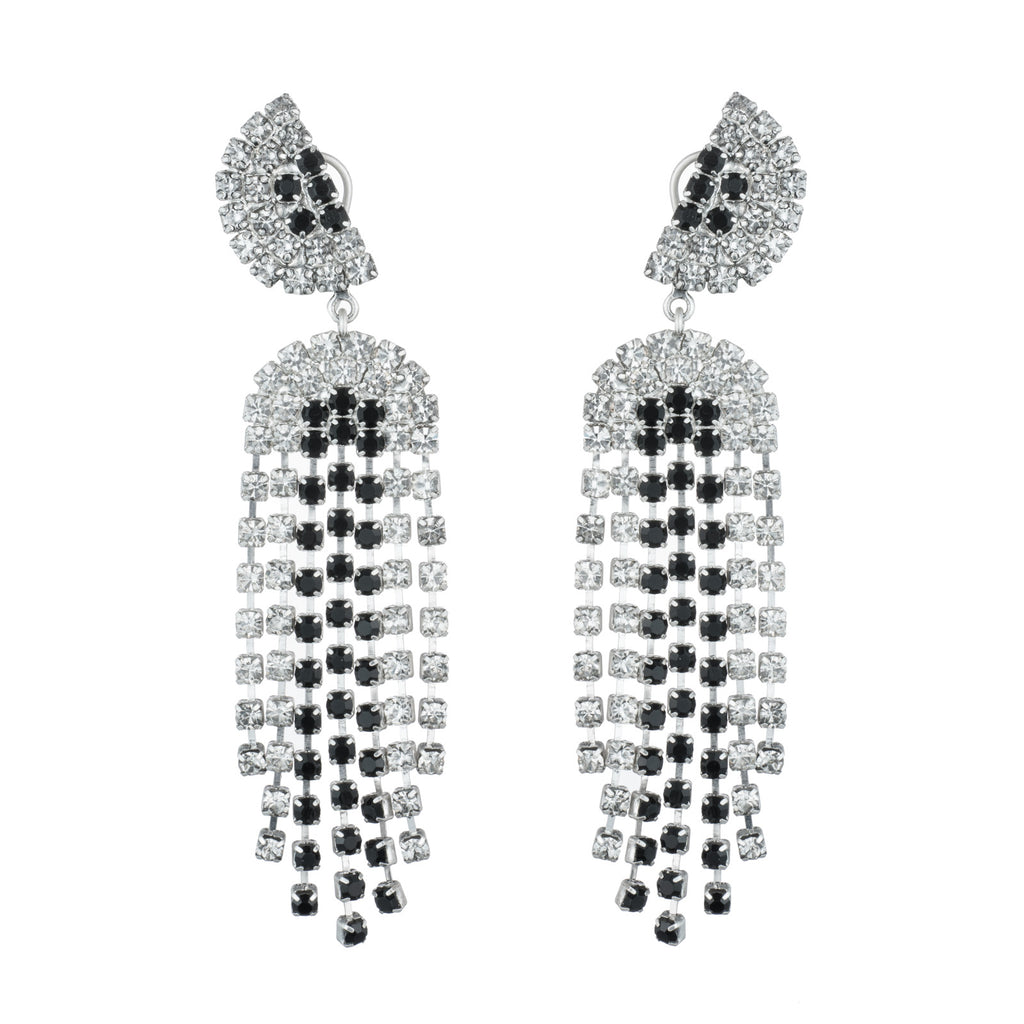 Synth Statement Earring - Clear