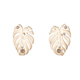 Gold Botanica Stud Earring