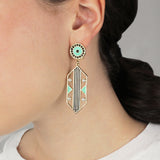 Verto Deco Drop Earring