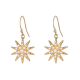 Electra Drop Earring - Gold & Pearl