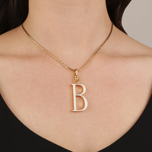 Plaza Letter R Enamel Charm - Small