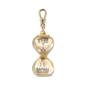 Frost Fine Hourglass Charm