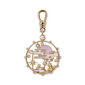 Frost Fine Diamond Lift the Veil Medallion Charm