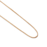 Frost Fine Box Chain 18" - Yellow Gold