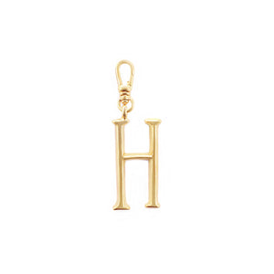 Plaza Letter H Charm - Small