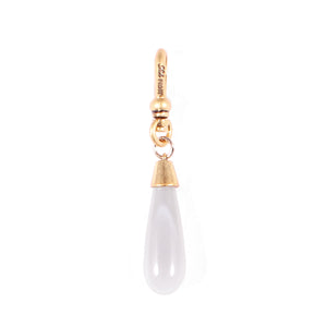 Lulu Lace Agate Teardrop Charm