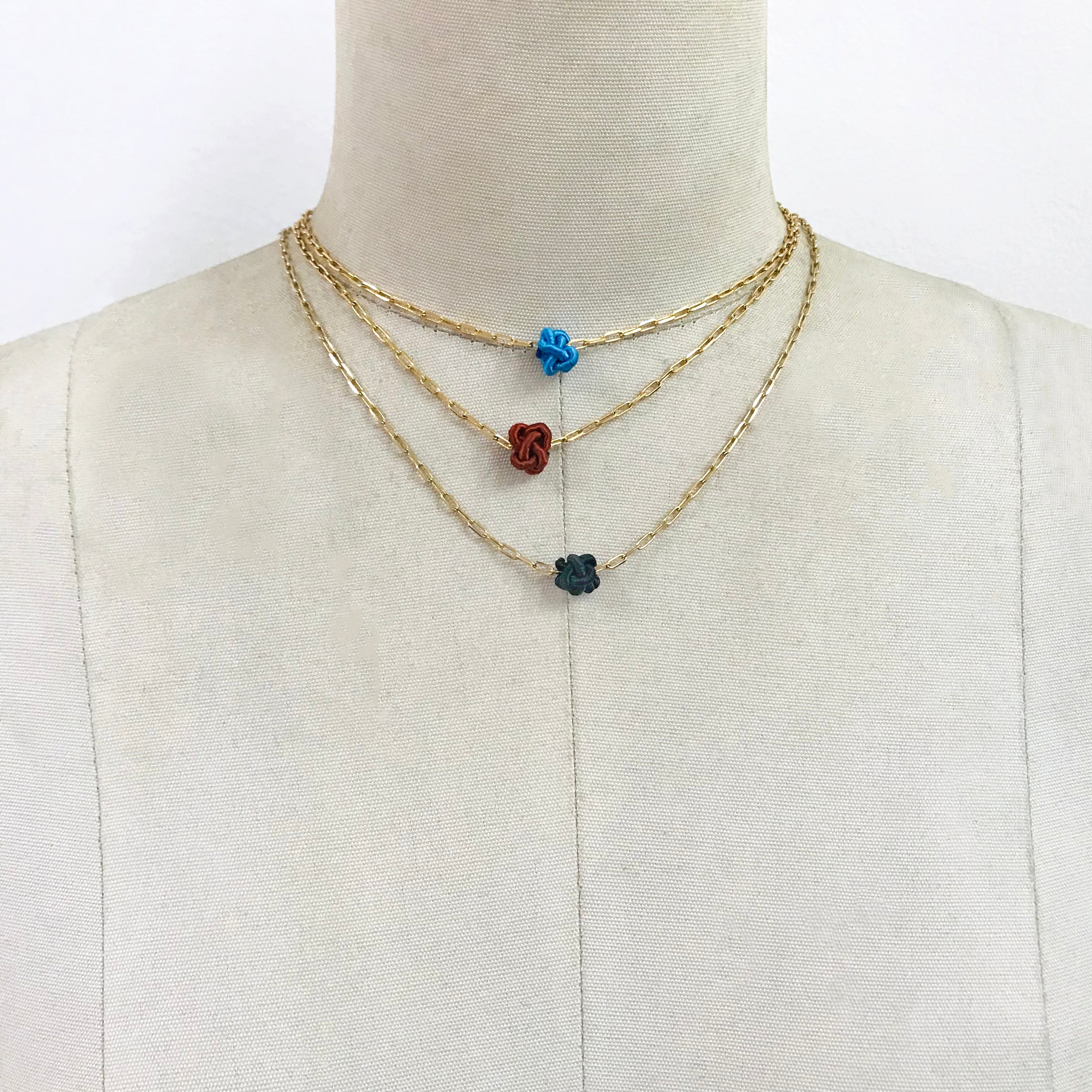 L&C Le Triad Mini Necklace