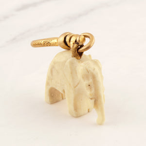 Antique Carved Bone Elephant