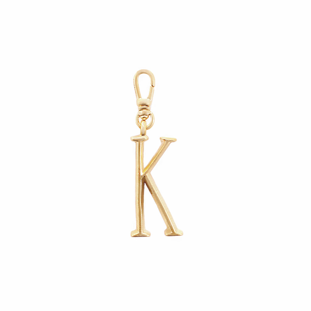Lulu Frost Plaza Letter K Charm - Small