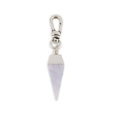 Blue Lace Agate "Vintage" Lulu Frost Pendulum Charm