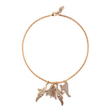 Fall Leaves Charm Necklace