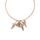 Fall Leaves Charm Necklace