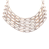 Jane Lattice Bib Necklace