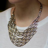 Jane Lattice Bib Necklace