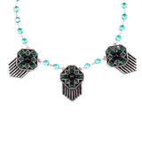 Enameled Art Deco Vera Necklace