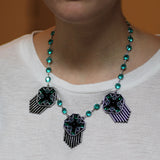 Enameled Art Deco Vera Necklace