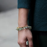Soft Mint Shimmer Crystal Bracelet