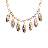 Flora Bud Fringe Necklace