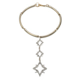 Nova Triple Drop Star Necklace